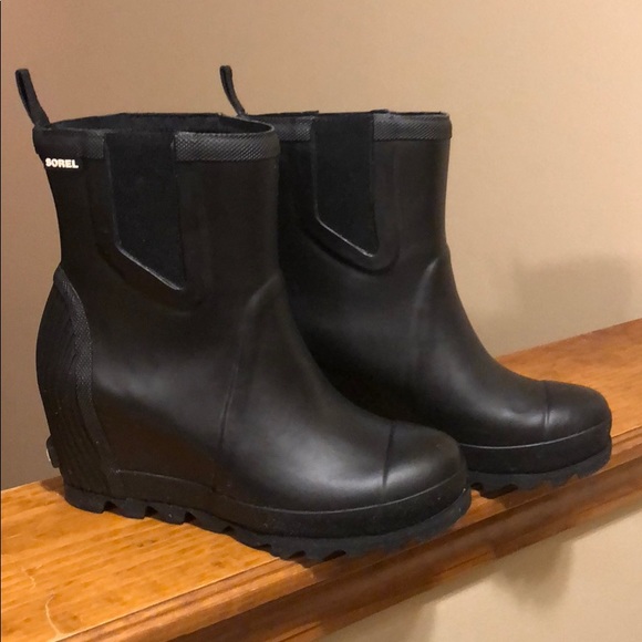 sorel women's joan rain wedge chelsea